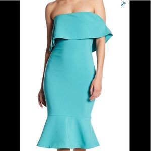 Likely Conrad Ruffle Strapless Dress SZ 2 NWT